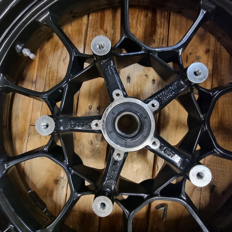 Indian FTR 1200 pair of wheels and tyres